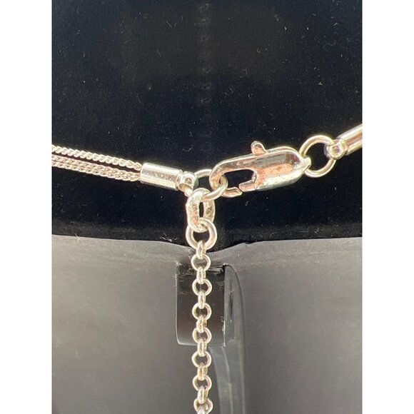 Kenneth Cole New York Triple Strand Necklace With White & Silver Beads Adjustabl - Picture 5 of 8